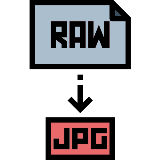 Raw file icon