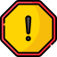 Warning sign biểu tượng 64x64