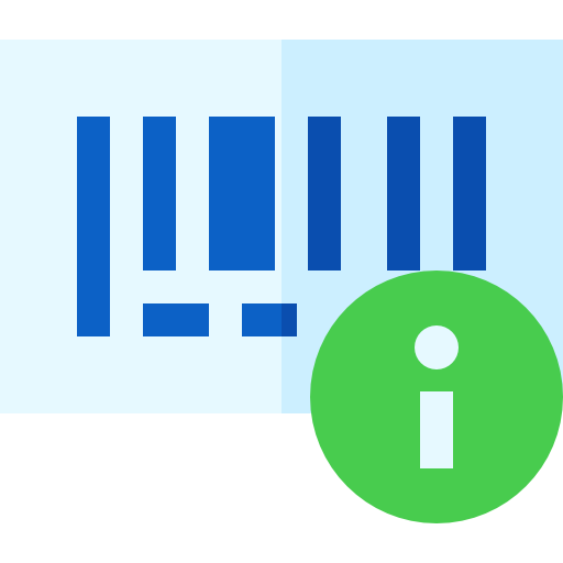 Bar code icône