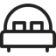 Double bed icon 64x64