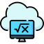Cloud computing ícone 64x64