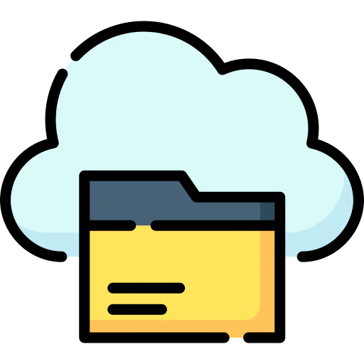 Cloud storage icon