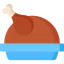 Roast chicken icon 64x64
