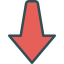 Down arrow icon 64x64