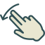 Hand gesture icon 64x64