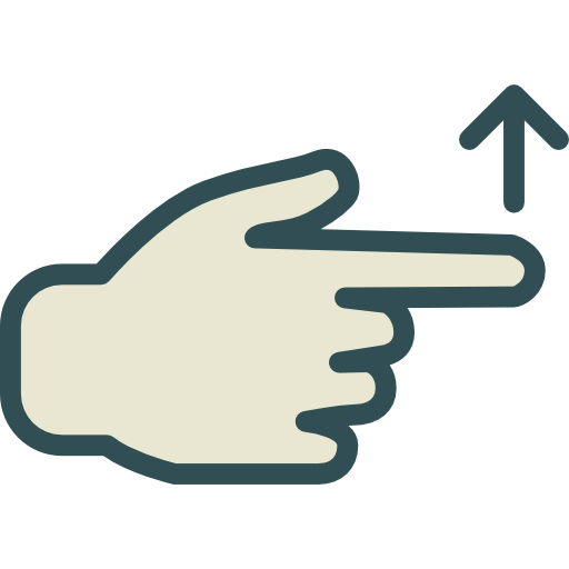 Pointing right icon