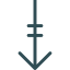Down arrow icon 64x64
