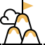 Mountain peak icon 64x64