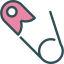 Safety pin icon 64x64