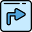Turn right icon 64x64