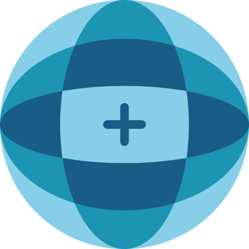 Globe grid icon