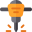Hydraulic breaker icon 64x64