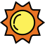 Sun icon 64x64