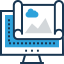 Web design ícono 64x64