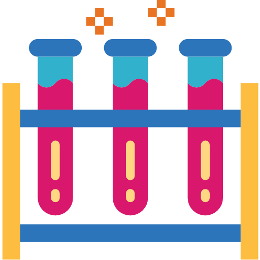 Test tubes icon