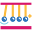 Newton cradle icon 64x64