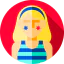 Australian girl icon 64x64