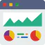 Web analytics icon 64x64