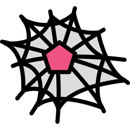 Spider web icon