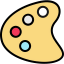 Paint palette icon 64x64