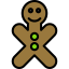 Gingerbread man icon 64x64