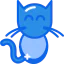 Black cat icon 64x64