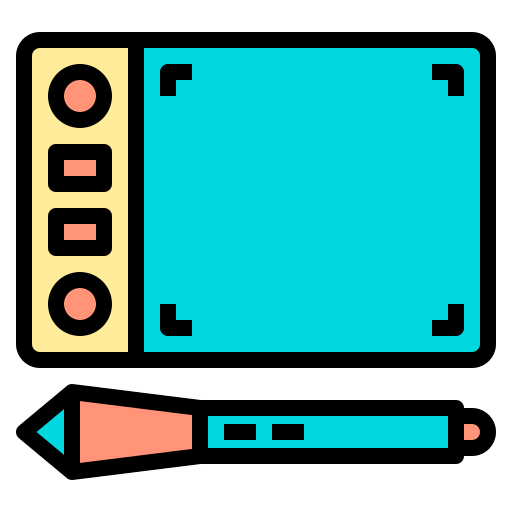 Graphic tablet icon