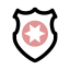 Police badge icon 64x64