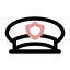 Police hat icon 64x64