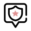 Police shield icon 64x64