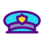 Police hat icon 64x64