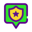 Police shield icon 64x64