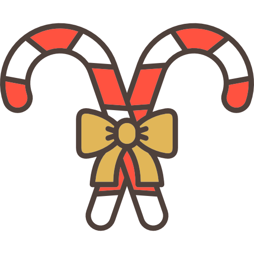 Candy canes icon