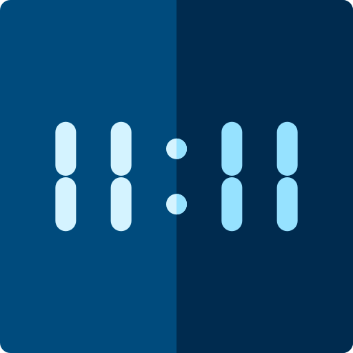 Digital clock icon
