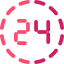 24 hours icon 64x64
