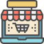 Online shop icon 64x64