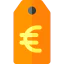 Euro tag icon 64x64