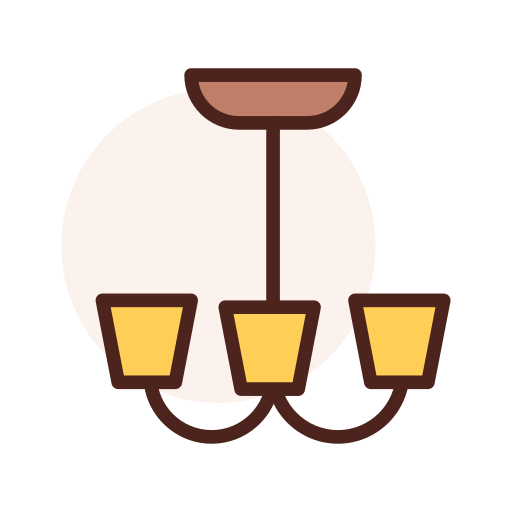 Ceiling lamp icon