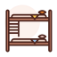 Bunk bed icon 64x64