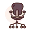 Office chair icon 64x64