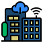 Smart city icon 64x64