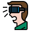 Virtual reality icon 64x64
