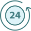 24 hours icon 64x64