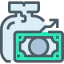 Money bag icon 64x64