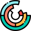 Pie chart icon 64x64
