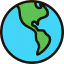 Planet earth icon 64x64