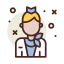 Flight attendant ícono 64x64