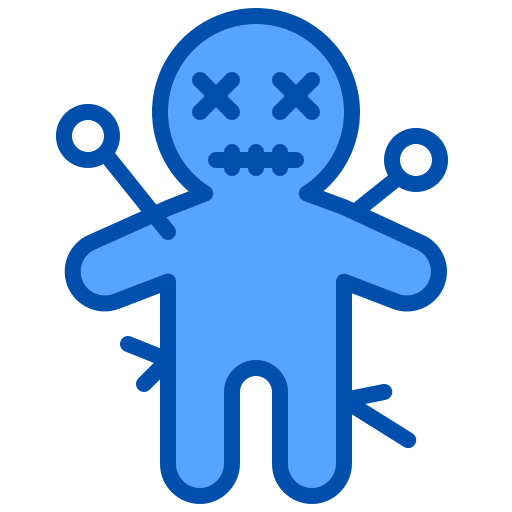 Voodoo doll icon