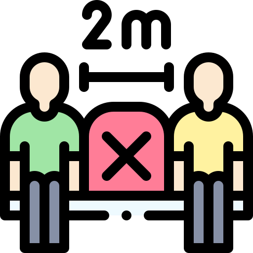 Keep distance icon