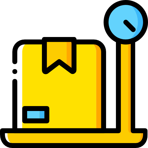 Weight scale icon